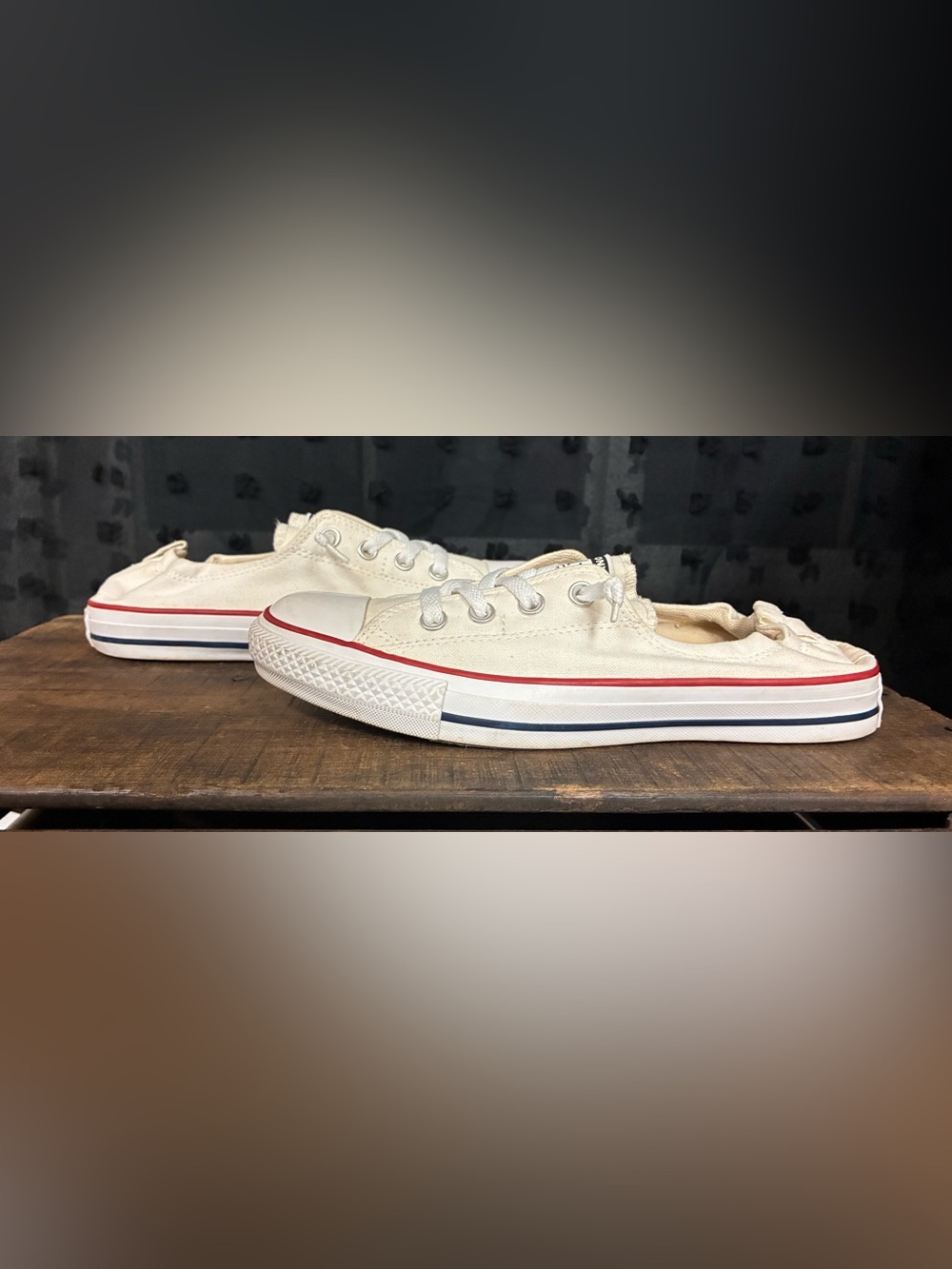 Converse Chuck Taylor All Star Shoreline Slip-On Sneakers White Canvas - Picture 2 of 6